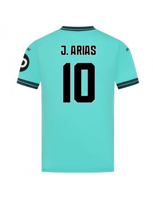 Wolves Jhon Arias #10 Replika Borta Kläder 2025-26 Kortärmad Wolves Jhon Arias #10 Replika Borta Kläder 2025-26 Kortärmad